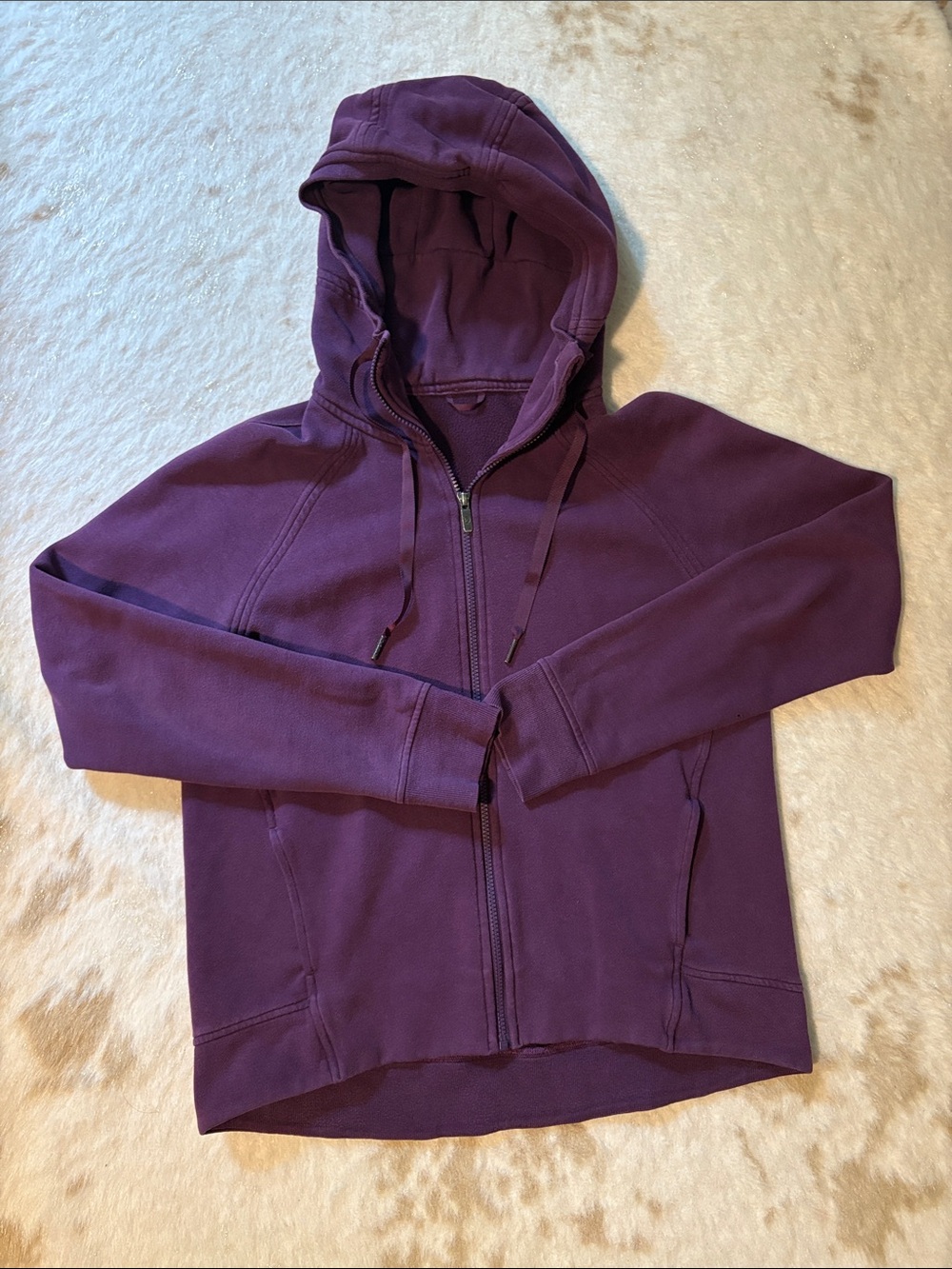 lululemon Scuba Full-Zip Hoodie Deep Plum